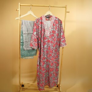 Women's 3 Pcs Set V Neck Kurti