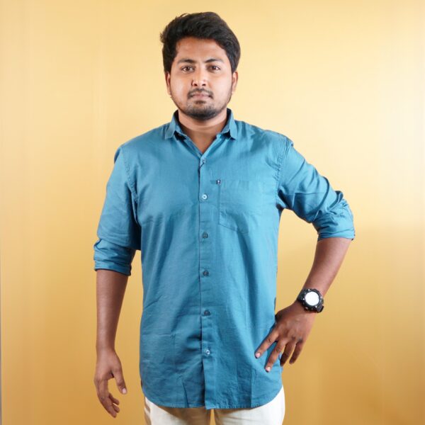 Men's Cotton Casual Full Sleeve Shirt